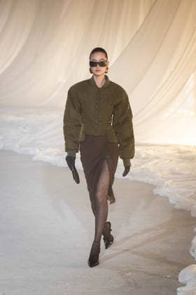 PFW - Balmain Runway A model walks the runway during the Balmain Womenswear Fall Winter 2026-2027 show as part of Paris Fashion Week on March 04, 2026 in Paris, France. Photo by Alexis Jumeau ABACAPRESS.COM Paris France  Copyright: xJumeauxAlexis ABACAx