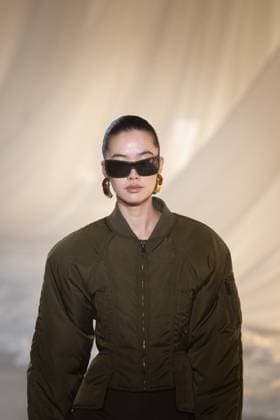 PFW - Balmain Runway A model walks the runway during the Balmain Womenswear Fall Winter 2026-2027 show as part of Paris Fashion Week on March 04, 2026 in Paris, France. Photo by Alexis Jumeau ABACAPRESS.COM Paris France  Copyright: xJumeauxAlexis ABACAx