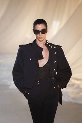 PFW - Balmain Runway A model walks the runway during the Balmain Womenswear Fall Winter 2026-2027 show as part of Paris Fashion Week on March 04, 2026 in Paris, France. Photo by Alexis Jumeau ABACAPRESS.COM Paris France  Copyright: xJumeauxAlexis ABACAx