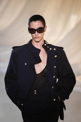 PFW - Balmain Runway A model walks the runway during the Balmain Womenswear Fall Winter 2026-2027 show as part of Paris Fashion Week on March 04, 2026 in Paris, France. Photo by Alexis Jumeau ABACAPRESS.COM Paris France  Copyright: xJumeauxAlexis ABACAx