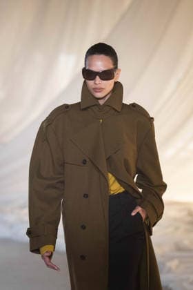 PFW - Balmain Runway A model walks the runway during the Balmain Womenswear Fall Winter 2026-2027 show as part of Paris Fashion Week on March 04, 2026 in Paris, France. Photo by Alexis Jumeau ABACAPRESS.COM Paris France  Copyright: xJumeauxAlexis ABACAx