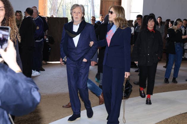 PFW - Stella McCartney Front Row Paul McCartney and Nancy Shevell on the front row of the Stella McCartney fashion show during Paris Fashion Week on March 4, 2026 in Paris, France. Photo by Jerome Domine ABACAPRESS.COM Paris France  Copyright: xDominexJerome ABACAx