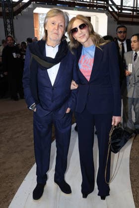 PFW - Stella McCartney Front Row Paul McCartney and Nancy Shevell on the front row of the Stella McCartney fashion show during Paris Fashion Week on March 4, 2026 in Paris, France. Photo by Jerome Domine ABACAPRESS.COM Paris France  Copyright: xDominexJerome ABACAx