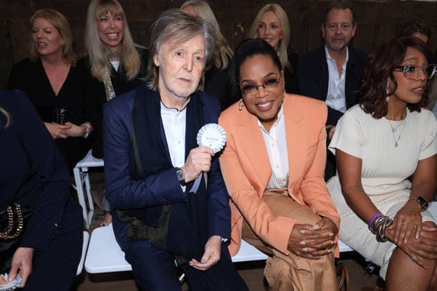PFW - Stella McCartney Front Row Oprah Winfrey and Paul McCartney on the front row of the Stella McCartney fashion show during Paris Fashion Week on March 4, 2026 in Paris, France. Photo by Jerome Domine ABACAPRESS.COM Paris France  Copyright: xDominexJerome ABACAx