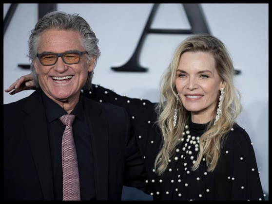 . 04 03 2026. London, United Kingdom. Kurt Russell and Michelle Pfeiffer at The Madison premiere in London.  xStephenxLockx xi-Imagesx IIM-26608-0037