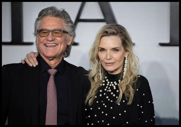 . 04 03 2026. London, United Kingdom. Kurt Russell and Michelle Pfeiffer at The Madison premiere in London.  xStephenxLockx xi-Imagesx IIM-26608-0038