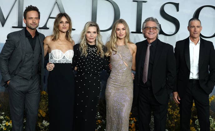 UK premiere of The Madison in London. Patrick J. Adams, Beau Garrett, Michelle Pfeiffer, Elle Chapman, Kurt Russell and Matthew Fox attend the UK Premiere of The Madison at Cineworld Leicester Square London, UK on March 4 2026 London Cineworld Leicester Square UK Copyright: xFredxDuvalx