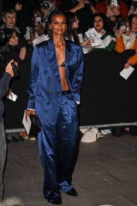 PFW Tom Ford Outside Arrivals Liya Kebede arriving at the Tom Ford show during Fashion Week in Paris, France on March 4, 2026. Photo by Julien Reynaud APS-Medias ABACAPRESS.COM Paris France  Copyright: xReynaudxJulien APS-Medias ABACAx