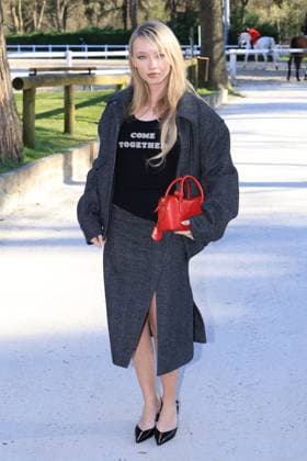 Jerome Domine - PFW - Stella McCartney Photocall - Bela Lola Clark pictured at photocall of the Stella McCartney fashion show during Paris Fashion Week on March 4, 2026 in Paris, France. Photo by Jerome Domine ABACAPRESS.COM Paris France  Copyright: xDominexJerome ABACAx