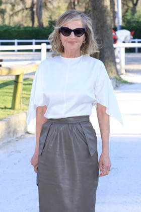 Jerome Domine - PFW - Stella McCartney Photocall - Bela Helen Hunt pictured at photocall of the Stella McCartney fashion show during Paris Fashion Week on March 4, 2026 in Paris, France. Photo by Jerome Domine ABACAPRESS.COM Paris France  Copyright: xDominexJerome ABACAx