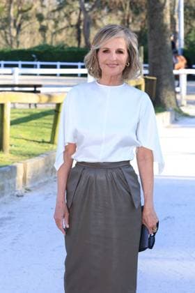 Jerome Domine - PFW - Stella McCartney Photocall - Bela Helen Hunt pictured at photocall of the Stella McCartney fashion show during Paris Fashion Week on March 4, 2026 in Paris, France. Photo by Jerome Domine ABACAPRESS.COM Paris France  Copyright: xDominexJerome ABACAx