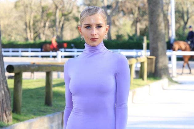 Jerome Domine - PFW - Stella McCartney Photocall - Bela Caroline Daur pictured at photocall of the Stella McCartney fashion show during Paris Fashion Week on March 4, 2026 in Paris, France. Photo by Jerome Domine ABACAPRESS.COM Paris France  Copyright: xDominexJerome ABACAx