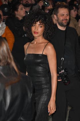 PFW Tom Ford Outside Arrivals Indya Moore arriving at the Tom Ford show during Fashion Week in Paris, France on March 4, 2026. Photo by Julien Reynaud APS-Medias ABACAPRESS.COM Paris France  Copyright: xReynaudxJulien APS-Medias ABACAx