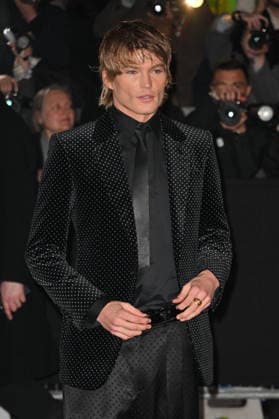 PFW Tom Ford Outside Arrivals Jordan Barrett arriving at the Tom Ford show during Fashion Week in Paris, France on March 4, 2026. Photo by Julien Reynaud APS-Medias ABACAPRESS.COM Paris France  Copyright: xReynaudxJulien APS-Medias ABACAx