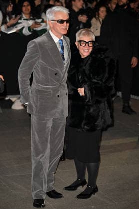 PFW Tom Ford Outside Arrivals Baz Luhrmann and Catherine Martin arriving at the Tom Ford show during Fashion Week in Paris, France on March 4, 2026. Photo by Julien Reynaud APS-Medias ABACAPRESS.COM Paris France  Copyright: xReynaudxJulien APS-Medias ABACAx