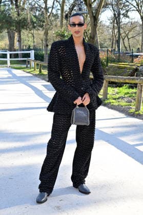 PFW Stella McCartney Photocall Cyrus Veyssi attending a photocall at the Stella McCartney show during Fashion Week in Paris, France on March 4, 2026. Photo by Julien Reynaud APS-Medias ABACAPRESS.COM Paris France  Copyright: xReynaudxJulien APS-Medias ABACAx