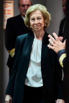 March 4, 2026, Madrid, Madrid, Spain: QUEEN SOFIA visits the exhibition The flag that came from the sea. The colours that identify us Madrid Spain - ZUMAc260 20260304_zep_c260_011 Copyright: xMikexChicorrox
