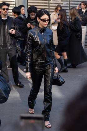 PFW Courreges Outside Arrivals NB Ayaka Miyoshi arrived at the Courreges Womenswear Fall Winter 2026-2027 show as part of Paris Fashion Week on March 04, 2026 in Paris, France. Photo by Nasser Berzane ABACAPRESS.COM Paris France  Copyright: xBerzanexNasser ABACAx