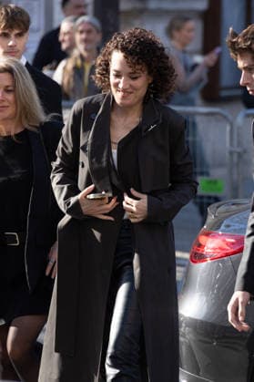 PFW Courreges Outside Arrivals NB Coralie Fargeat arrived at the Courreges Womenswear Fall Winter 2026-2027 show as part of Paris Fashion Week on March 04, 2026 in Paris, France. Photo by Nasser Berzane ABACAPRESS.COM Paris France  Copyright: xBerzanexNasser ABACAx