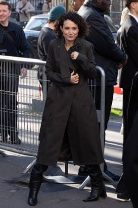 PFW Courreges Outside Arrivals NB Coralie Fargeat arrived at the Courreges Womenswear Fall Winter 2026-2027 show as part of Paris Fashion Week on March 04, 2026 in Paris, France. Photo by Nasser Berzane ABACAPRESS.COM Paris France  Copyright: xBerzanexNasser ABACAx