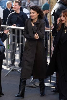 PFW Courreges Outside Arrivals NB Coralie Fargeat arrived at the Courreges Womenswear Fall Winter 2026-2027 show as part of Paris Fashion Week on March 04, 2026 in Paris, France. Photo by Nasser Berzane ABACAPRESS.COM Paris France  Copyright: xBerzanexNasser ABACAx