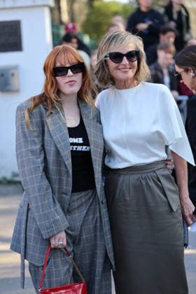 Helen Hunt and her daughter Makena Lei Carnahan seen outside Stella McCartney s Fashion Show during Paris Fashion Week - Womenswear Fall Winter 2026 2027 Helen Hunt and her daughter Makena Lei Carnahan seen outside Stella McCartney s Fashion Show during Paris Fashion Week - Womenswear Fall Winter 2026 2027 in Paris on March 4, 2026  Copyright: xBertrandxVanierx