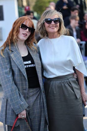 Helen Hunt and her daughter Makena Lei Carnahan seen outside Stella McCartney s Fashion Show during Paris Fashion Week - Womenswear Fall Winter 2026 2027 Helen Hunt and her daughter Makena Lei Carnahan seen outside Stella McCartney s Fashion Show during Paris Fashion Week - Womenswear Fall Winter 2026 2027 in Paris on March 4, 2026  Copyright: xBertrandxVanierx