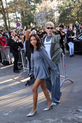 Casie Baker and Machine Gun Kelly seen outside Stella McCartney s Fashion Show during Paris Fashion Week - Womenswear Fall Winter 2026 2027 Casie Baker and Machine Gun Kelly seen outside Stella McCartney s Fashion Show during Paris Fashion Week - Womenswear Fall Winter 2026 2027 in paris on March 4, 2026  Copyright: xBertrandxVanierx