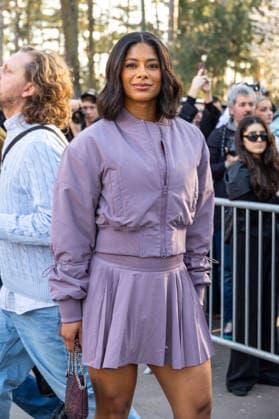 PFW Stella McCartney Outside Arrivals NB Massy Arias arrived at the Stella McCartney Womenswear Fall Winter 2026-2027 show as part of Paris Fashion Week on March 04, 2026 in Paris, France. Photo by Nasser Berzane ABACAPRESS.COM Paris France  Copyright: xBerzanexNasser ABACAx