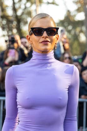 PFW Stella McCartney Outside Arrivals NB Caro Daur arrived at the Stella McCartney Womenswear Fall Winter 2026-2027 show as part of Paris Fashion Week on March 04, 2026 in Paris, France. Photo by Nasser Berzane ABACAPRESS.COM Paris France  Copyright: xBerzanexNasser ABACAx