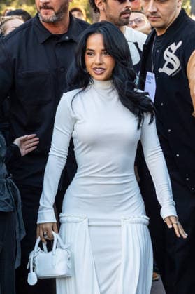 PFW Stella McCartney Outside Arrivals NB Becky G arrived at the Stella McCartney Womenswear Fall Winter 2026-2027 show as part of Paris Fashion Week on March 04, 2026 in Paris, France. Photo by Nasser Berzane ABACAPRESS.COM Paris France  Copyright: xBerzanexNasser ABACAx
