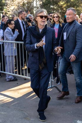 PFW Stella McCartney Outside Arrivals NB Paul McCartney arrived at the Stella McCartney Womenswear Fall Winter 2026-2027 show as part of Paris Fashion Week on March 04, 2026 in Paris, France. Photo by Nasser Berzane ABACAPRESS.COM Paris France  Copyright: xBerzanexNasser ABACAx