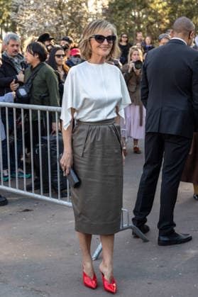 PFW Stella McCartney Outside Arrivals NB Helen Hunt arrived at the Stella McCartney Womenswear Fall Winter 2026-2027 show as part of Paris Fashion Week on March 04, 2026 in Paris, France. Photo by Nasser Berzane ABACAPRESS.COM Paris France  Copyright: xBerzanexNasser ABACAx