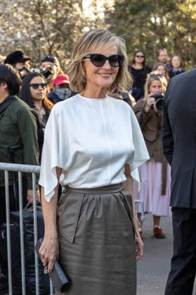 PFW Stella McCartney Outside Arrivals NB Helen Hunt arrived at the Stella McCartney Womenswear Fall Winter 2026-2027 show as part of Paris Fashion Week on March 04, 2026 in Paris, France. Photo by Nasser Berzane ABACAPRESS.COM Paris France  Copyright: xBerzanexNasser ABACAx