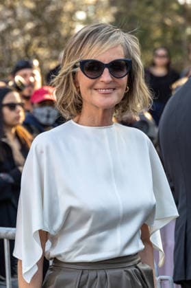 PFW Stella McCartney Outside Arrivals NB Helen Hunt arrived at the Stella McCartney Womenswear Fall Winter 2026-2027 show as part of Paris Fashion Week on March 04, 2026 in Paris, France. Photo by Nasser Berzane ABACAPRESS.COM Paris France  Copyright: xBerzanexNasser ABACAx