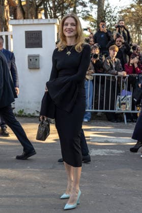 PFW Stella McCartney Outside Arrivals NB Natalia Vodianova arrived at the Stella McCartney Womenswear Fall Winter 2026-2027 show as part of Paris Fashion Week on March 04, 2026 in Paris, France. Photo by Nasser Berzane ABACAPRESS.COM Paris France  Copyright: xBerzanexNasser ABACAx