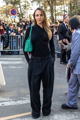 PFW Stella McCartney Outside Arrivals NB Carla Ginola arrived at the Stella McCartney Womenswear Fall Winter 2026-2027 show as part of Paris Fashion Week on March 04, 2026 in Paris, France. Photo by Nasser Berzane ABACAPRESS.COM Paris France  Copyright: xBerzanexNasser ABACAx