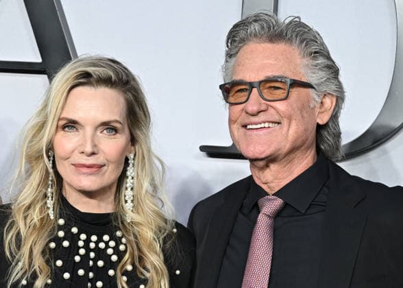 Michelle Pfeiffer and Kurt Russell attends The Madison UK Premiere at Cineworld Leicester Square in London, England. UK. Wednesday 4th March 2026. Copyright: xJamesxWarrenx THE MADISON - UK PREMIERE159