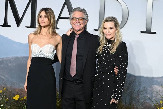 Beau Garrett, Kurt Russell and Michelle Pfeiffer attends The Madison UK Premiere at Cineworld Leicester Square in London, England. UK. Wednesday 4th March 2026. Copyright: xJamesxWarrenx THE MADISON - UK PREMIERE62
