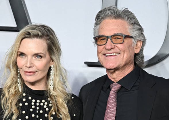 Kurt Russell and Michelle Pfeiffer attends The Madison UK Premiere at Cineworld Leicester Square in London, England. UK. Wednesday 4th March 2026. Copyright: xJamesxWarrenx THE MADISON - UK PREMIERE45