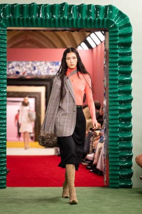 PFW - Acne Studios Runway AJ A model presents a creation for Acne Studios for the Women s Ready to Wear Fall Winter 2026-2027 collection fashion show as part of the Paris Women Fashion Week (PFW), in Paris, on March 4, 2026. Photo by Alexis Jumeau ABACAPRESS.COM Paris France  Copyright: xJumeauxAlexis ABACAx