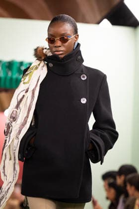 PFW - Acne Studios Runway AJ A model presents a creation for Acne Studios for the Women s Ready to Wear Fall Winter 2026-2027 collection fashion show as part of the Paris Women Fashion Week (PFW), in Paris, on March 4, 2026. Photo by Alexis Jumeau ABACAPRESS.COM Paris France  Copyright: xJumeauxAlexis ABACAx