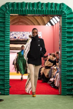 PFW - Acne Studios Runway AJ A model presents a creation for Acne Studios for the Women s Ready to Wear Fall Winter 2026-2027 collection fashion show as part of the Paris Women Fashion Week (PFW), in Paris, on March 4, 2026. Photo by Alexis Jumeau ABACAPRESS.COM Paris France  Copyright: xJumeauxAlexis ABACAx