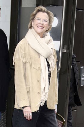 NEW YORK, NY- MARCH 4: Annette Bening seen at Good Morning America on March 4, 2026 in New York City. Copyright: xRWx