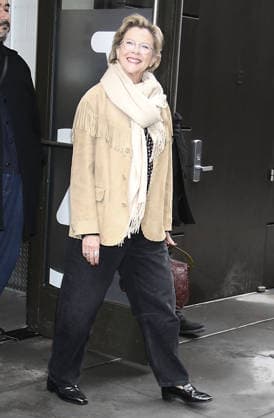 NEW YORK, NY- MARCH 4: Annette Bening seen at Good Morning America on March 4, 2026 in New York City. Copyright: xRWx