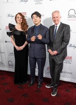 March 4, 2026, Bronx, New York, USA: Melissa Errico, Lang Lang, Patrick McEnroe attend Lang Lang International Music Foundation bi-annual gala at Metropolitan Club in New York, NY on March 4, 2026. Bronx USA - ZUMAr339 20260304_znp_r339_040 Copyright: xLevxRadinx