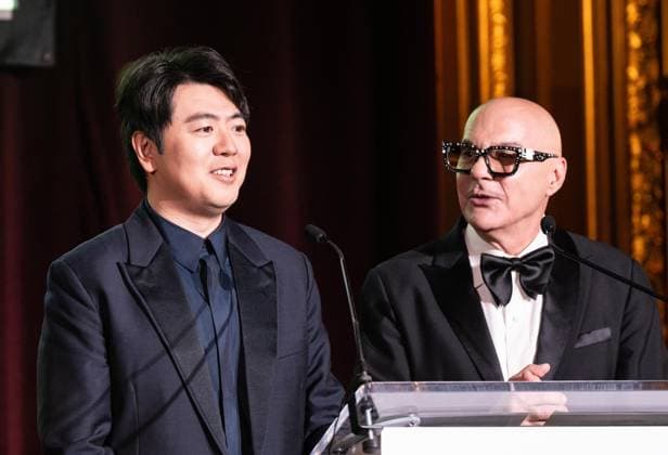 March 4, 2026, Bronx, New York, USA: Lang Lang and Leszek Lukas Barwinski Brown speak during awards presentation at Lang Lang International Music Foundation bi-annual gala at Metropolitan Club in New York, NY on March 4, 2026. Bronx USA - ZUMAr339 20260304_znp_r339_069 Copyright: xLevxRadinx