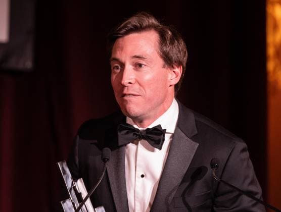 March 4, 2026, Bronx, New York, USA: Ben Steiner, CEO of Steinway & Sons speaks as he accepts award during awards presentation at Lang Lang International Music Foundation bi-annual gala at Metropolitan Club in New York, NY on March 4, 2026. Bronx USA - ZUMAr339 20260304_znp_r339_075 Copyright: xLevxRadinx