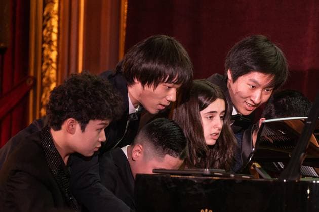 March 4, 2026, Bronx, New York, USA: Young musicians, recipients of foundation perform during Lang Lang International Music Foundation bi-annual gala at Metropolitan Club in New York, NY on March 4, 2026. Bronx USA - ZUMAr339 20260304_znp_r339_108 Copyright: xLevxRadinx