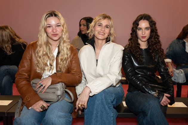 PFW - Acne Studios Front Row Anja Verderosa, Judith Godreche, Tess Barthelemy attend the Acne Studios WI26 Show as part of Paris Fashion Week on March 04, 2026 in Paris, France. Photo by Laurent Zabulon ABACAPRESS.COM Paris France  Copyright: xZabulonxLaurent ABACAx